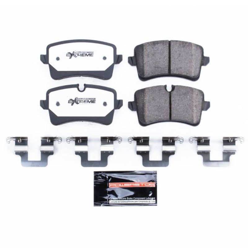 Power Stop 12-18 Audi A6 Rear Z26 Extreme Street Brake Pads w/Hardware-PowerStop-PSBZ26-1547