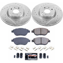 Load image into Gallery viewer, Power Stop 12-18 Fiat 500 Front Z23 Evolution Sport Brake Kit-PowerStop-PSBK6426