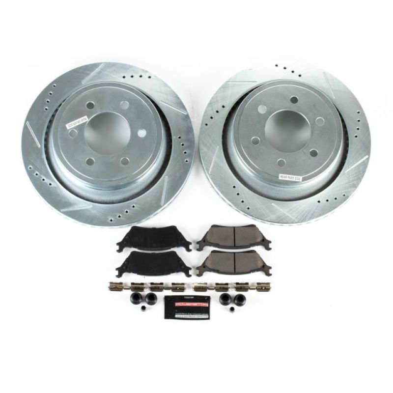 Power Stop 12-18 Ford F-150 Rear Z23 Evolution Sport Brake Kit-PowerStop-PSBK6271