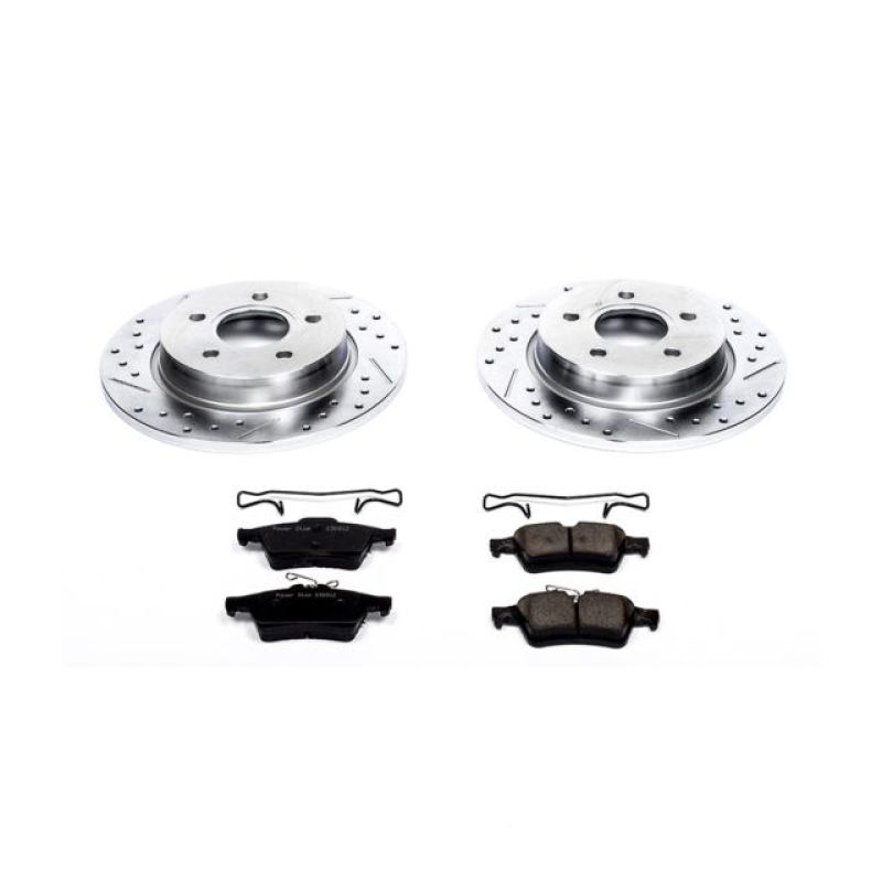 Power Stop 12-18 Ford Focus Rear Z23 Evolution Sport Brake Kit-PowerStop-PSBK5975