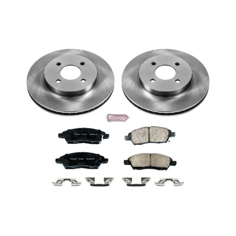 Power Stop 12-18 Nissan Versa Front Autospecialty Brake Kit-PowerStop-PSBKOE6096