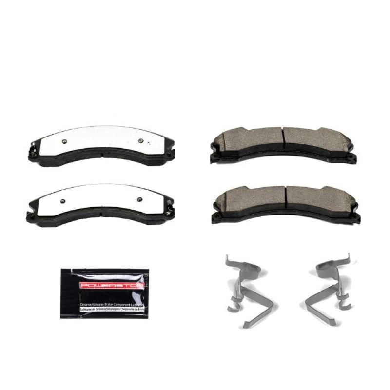 Power Stop 12-19 Chevrolet Silverado 2500 HD Front or Rear Z36 Truck & Tow Brake Pads w/Hardware-PowerStop-PSBZ36-1565