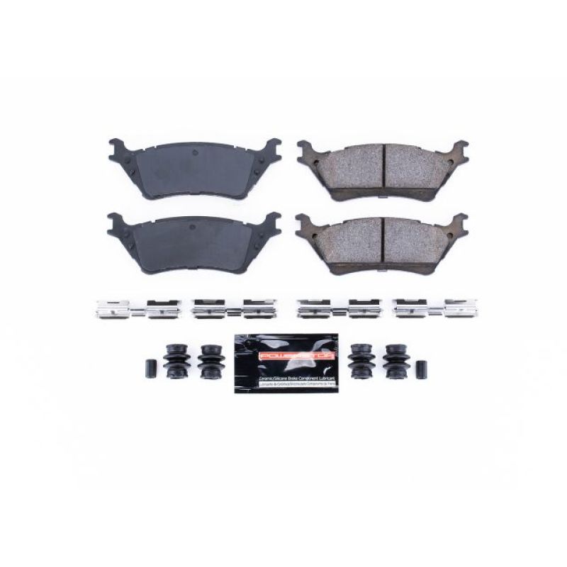 Power Stop 12-19 Ford F-150 Rear Z23 Evolution Sport Brake Pads w/Hardware-PowerStop-PSBZ23-1602