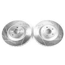 Load image into Gallery viewer, PowerStop Power Stop 12-20 Jeep Grand Cherokee Front Drilled &amp; Slotted Rotor - Pair