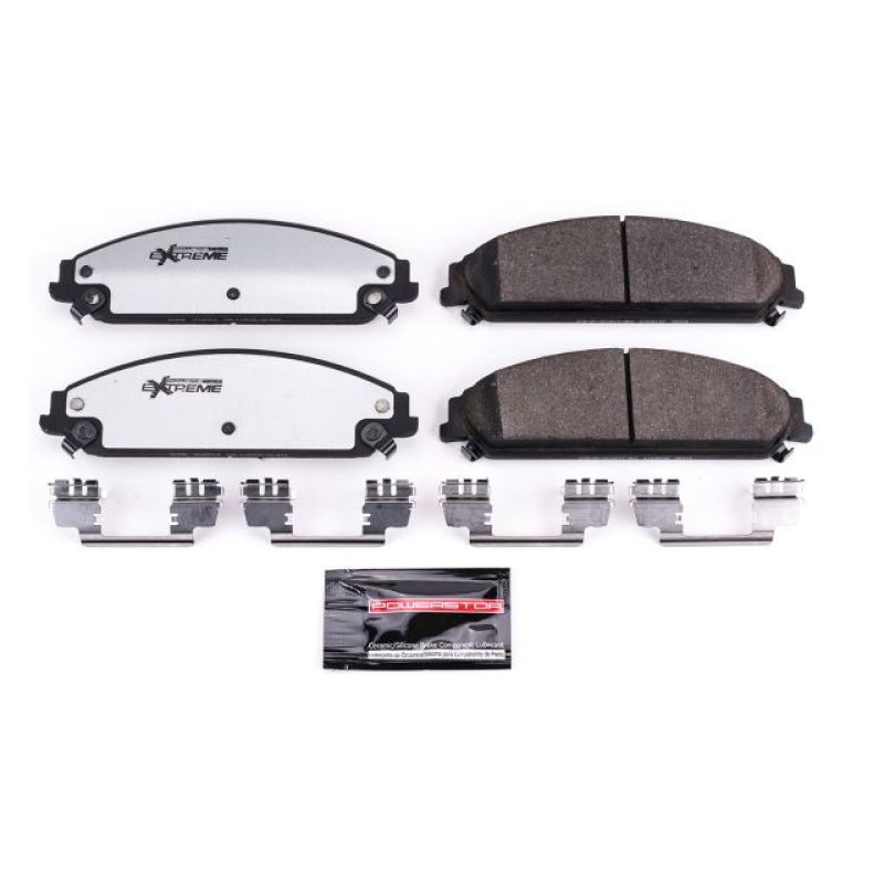 Power Stop 13-14 Chrysler 200 Front Z26 Extreme Street Brake Pads w/Hardware-PowerStop-PSBZ26-1058