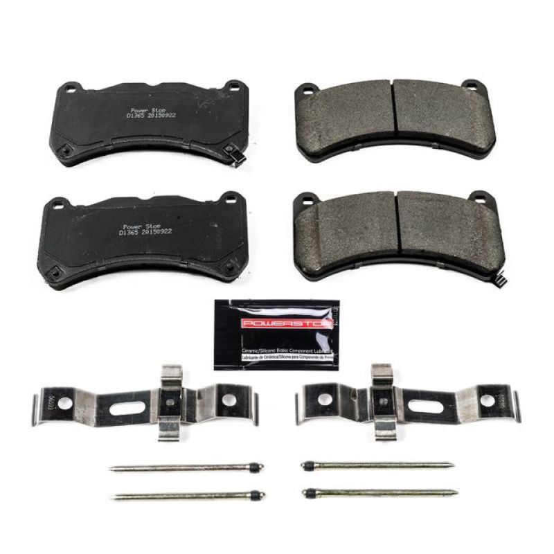 Power Stop 13-14 Ford Mustang Front Z23 Evolution Sport Brake Pads w/Hardware-PowerStop-PSBZ23-1365