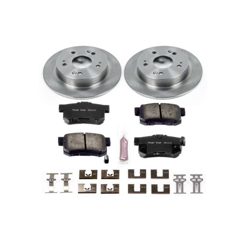 Power Stop 13-15 Acura ILX Rear Autospecialty Brake Kit-PowerStop-PSBKOE1243