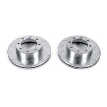 Load image into Gallery viewer, PowerStop Power Stop 13-16 Ford F-450 Super Duty Front Drilled &amp; Slotted Rotor - Pair
