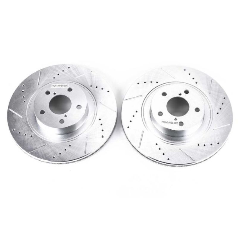 Power Stop 13-16 Scion FR-S Front Evolution Drilled & Slotted Rotors - Pair-PowerStop-PSBJBR1165XPR