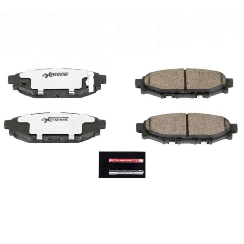 Power Stop 13-16 Subaru BRZ Rear Z26 Extreme Street Brake Pads w/Hardware-PowerStop-PSBZ26-1114