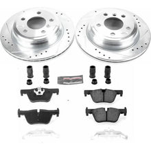 Load image into Gallery viewer, PowerStop K6852 Z23 Evolution Sport 1-Click Brake Kit (drilled/slotted rotors + Z23 pads)