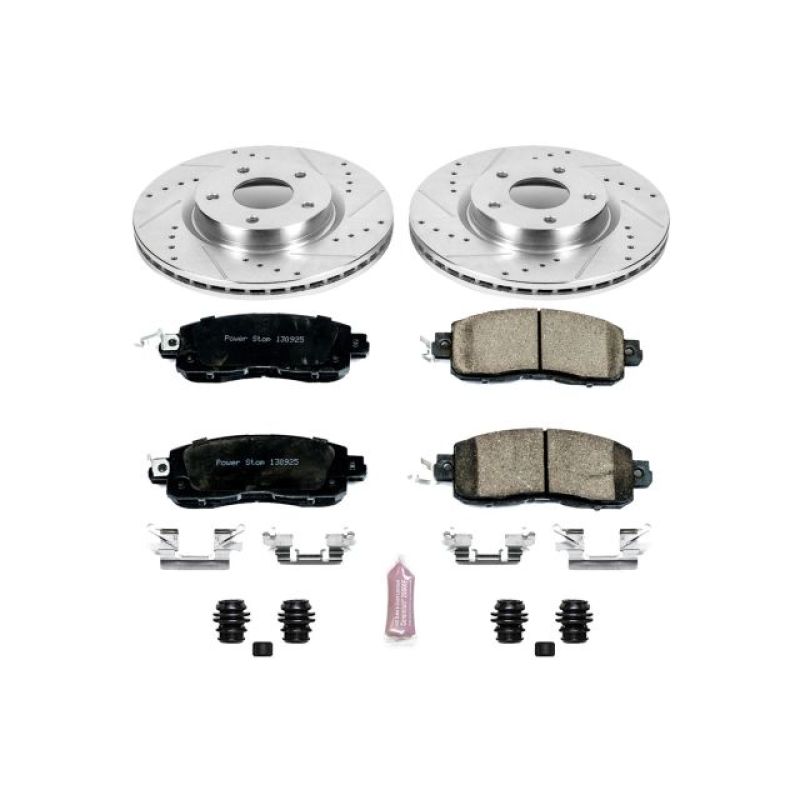 Power Stop 13-18 Nissan Altima Front Z23 Evolution Sport Brake Kit-PowerStop-PSBK6494
