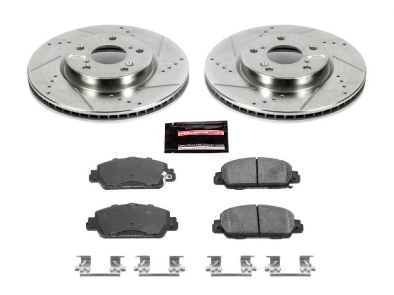 Power Stop 13-19 Honda Accord Front Z23 Evolution Sport Brake Kit-PowerStop-PSBK6515