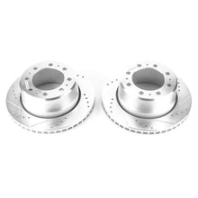 Load image into Gallery viewer, PowerStop Power Stop 13-22 Ram 3500 Rear Drilled &amp; Slotted Rotor - Pair