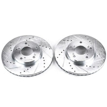 Load image into Gallery viewer, Power Stop 14-15 Acura ILX Front Evolution Drilled &amp; Slotted Rotors - Pair-PowerStop-PSBJBR709XPR