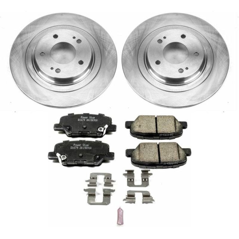 Power Stop 14-18 Mitsubishi Outlander Rear Autospecialty Brake Kit-PowerStop-PSBKOE6976