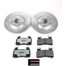 Load image into Gallery viewer, PowerStop K6534-26 Z26 Street Warrior 1-Click Brake Kit (drilled/slotted rotors + Z26 pads)