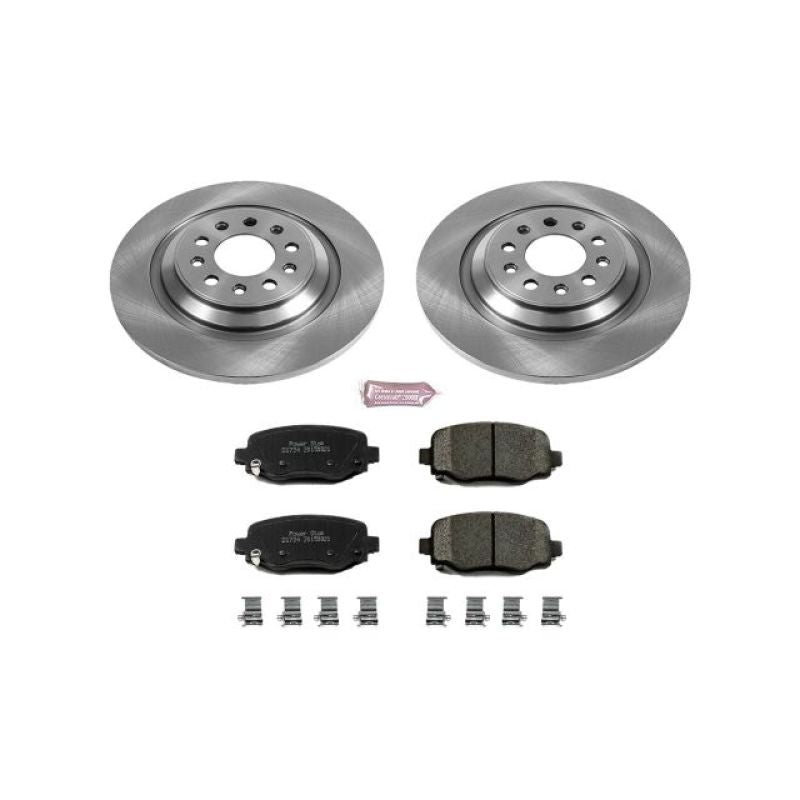 Power Stop 14-19 Jeep Cherokee Rear Autospecialty Brake Kit-PowerStop-PSBKOE6542