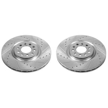 Load image into Gallery viewer, Power Stop 15-17 Chrysler 200 Front Evolution Drilled &amp; Slotted Rotors - Pair-PowerStop-PSBAR83087XPR