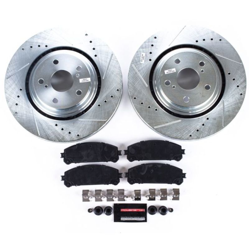 Power Stop 15-17 Lexus NX200t Front Z23 Evolution Sport Brake Kit-PowerStop-PSBK4713