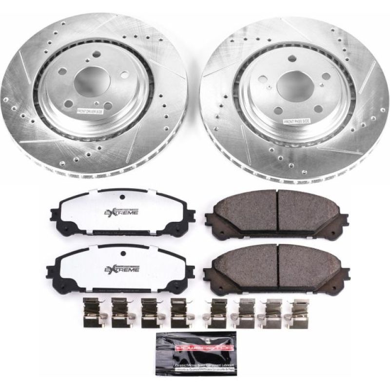 Power Stop 15-17 Lexus NX200t Front Z36 Truck & Tow Brake Kit-PowerStop-PSBK4713-36