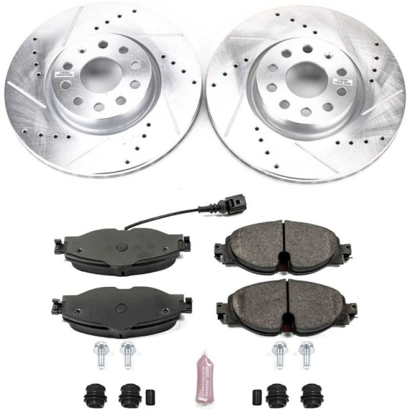 Power Stop 15-18 Audi A3 Front Z23 Evolution Sport Brake Kit-PowerStop-PSBK7082