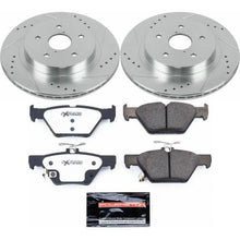 Load image into Gallery viewer, PowerStop K7039-26 Z26 Street Warrior 1-Click Brake Kit (drilled/slotted rotors + Z26 pads)