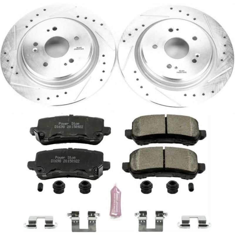 Power Stop 15-19 Acura TLX Rear Z23 Evolution Sport Brake Kit-PowerStop-PSBK7216