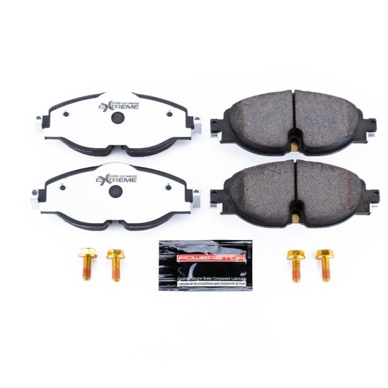 Power Stop 15-19 Audi A3 Front Z26 Extreme Street Brake Pads w/Hardware-PowerStop-PSBZ26-1760