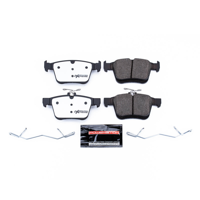 Power Stop 15-19 Audi A3 Rear Z26 Extreme Street Brake Pads w/Hardware-PowerStop-PSBZ26-1761