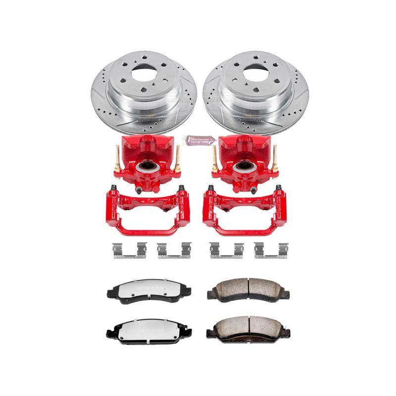 PowerStop KC6562-36 Z36 Extreme Performance Truck Brake Kit with Calipers