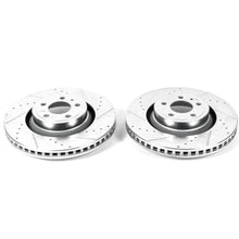 Load image into Gallery viewer, Power Stop 15-19 Ford Mustang Front Evolution Drilled &amp; Slotted Rotors - Pair-PowerStop-PSBAR85157XPR