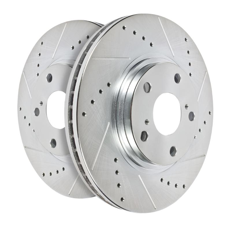 Power Stop 15-19 Ford Mustang Front Evolution Drilled & Slotted Rotors - Pair-PowerStop-PSBAR85157XPR