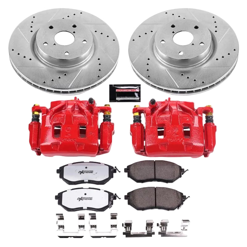 PowerStop Power Stop 15-20 Subaru WRX Front Z26 Street Kit w/Cals