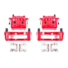 Load image into Gallery viewer, Power Stop 16-17 Subaru Crosstrek Front Red Calipers w/Brackets - Pair-PowerStop-PSBS2682A