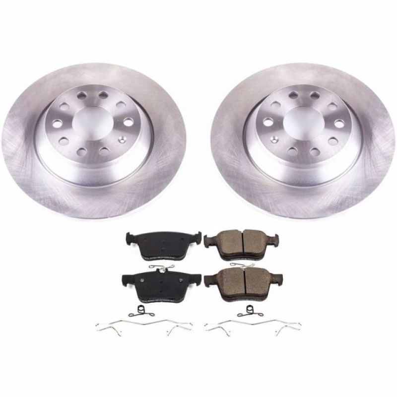 Power Stop 16-18 Audi TT Quattro Rear Autospecialty Brake Kit-PowerStop-PSBKOE7176
