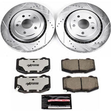 Load image into Gallery viewer, Power Stop 16-18 Cadillac ATS Rear Z26 Street Warrior Brake Kit-PowerStop-PSBK7045-26