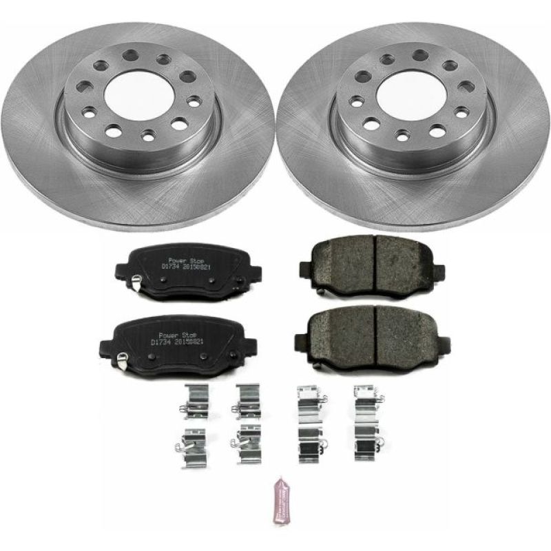 Power Stop 16-18 Fiat 500X Rear Autospecialty Brake Kit-PowerStop-PSBKOE7301