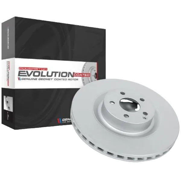 PowerStop JBR1728EVC Evolution Coated Rotor (fully coated drilled & slotted / coated rotor)