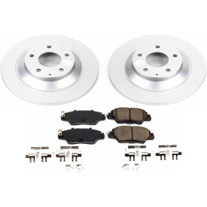 Power Stop 16-18 Mazda CX-5 Rear Z17 Evolution Geomet Coated Brake Kit-PowerStop-PSBCRK7516