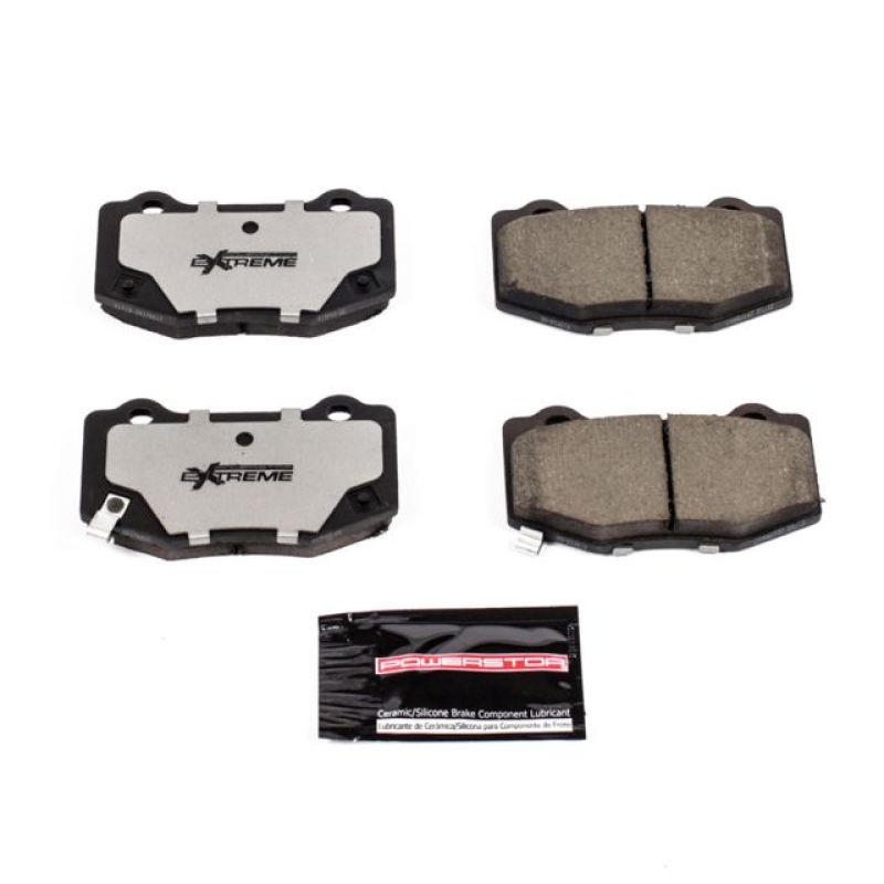 Power Stop 16-19 Cadillac ATS Rear Z26 Extreme Street Brake Pads w/Hardware-PowerStop-PSBZ26-1718