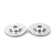 Load image into Gallery viewer, Power Stop 16-19 Cadillac CT6 Front Evolution Drilled &amp; Slotted Rotors - Pair-PowerStop-PSBAR82182XPR
