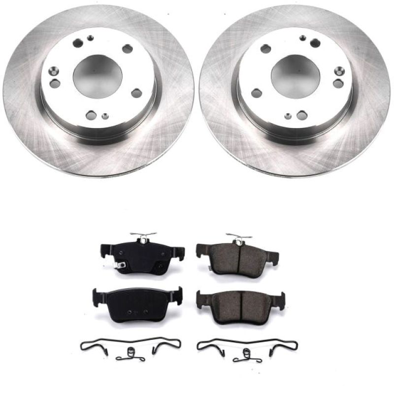 Power Stop 16-19 Honda Civic Rear Autospecialty Brake Kit - Black Ops Auto Works