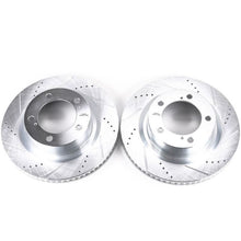 Load image into Gallery viewer, Power Stop 16-19 Lexus LX570 Front Evolution Drilled &amp; Slotted Rotors - Pair-PowerStop-PSBJBR1309XPR