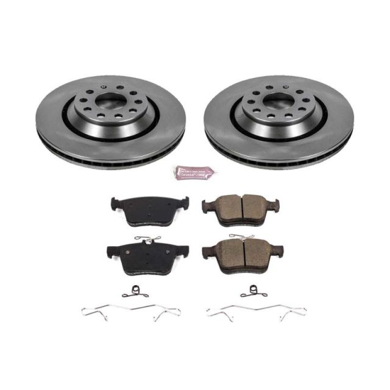 Power Stop 17-18 Audi RS3 Rear Autospecialty Brake Kit-PowerStop-PSBKOE7084