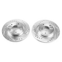Load image into Gallery viewer, Power Stop 17-18 Honda Civic Si Rear Evolution Drilled &amp; Slotted Rotors - Pair-PowerStop-PSBJBR1747XPR
