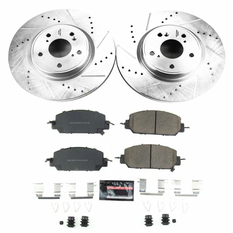 Power Stop 17-18 Honda CR-V Front Z23 Evolution Sport Brake Kit-PowerStop-PSBK7872
