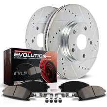 Load image into Gallery viewer, PowerStop K7417 Z23 Evolution Sport 1-Click Brake Kit (drilled/slotted rotors + Z23 pads)