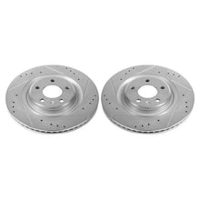Load image into Gallery viewer, Power Stop 17-19 Audi A4 Rear Evolution Drilled &amp; Slotted Rotors - Pair-PowerStop-PSBEBR1209XPR