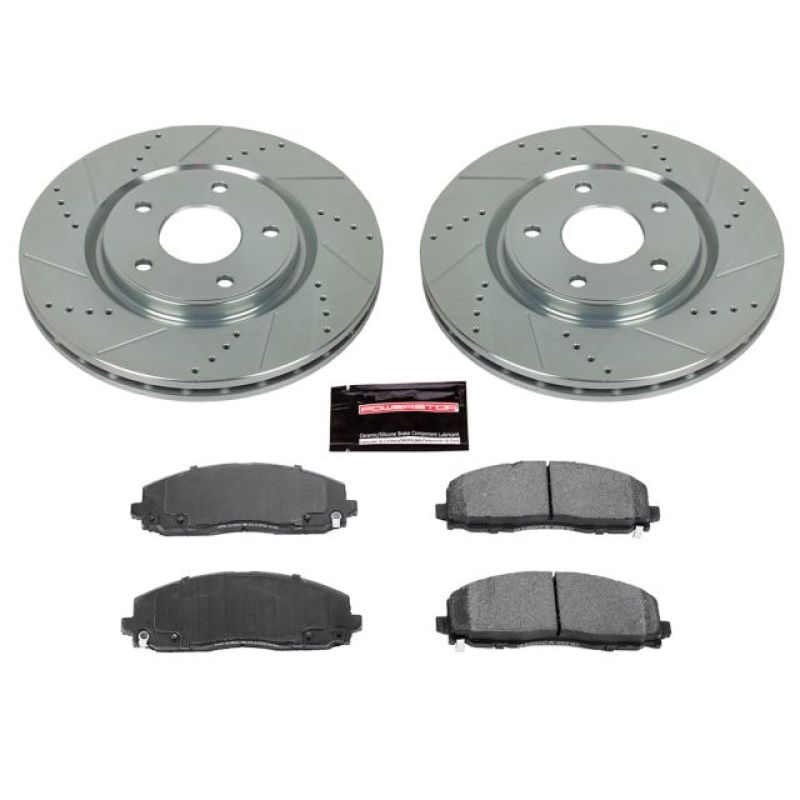 Power Stop 17-19 Chrysler Pacifica Front Z23 Evolution Sport Brake Kit-PowerStop-PSBK5959